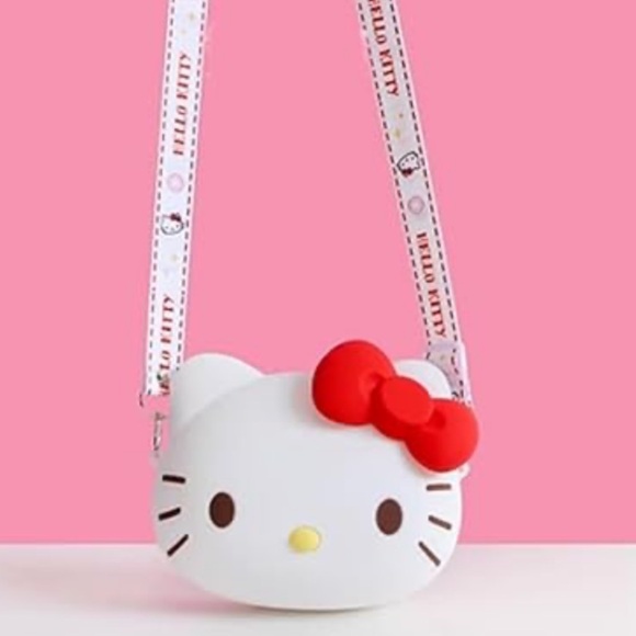 Hello Kitty Silicone Shoulder Bag- Small NWT - Picture 1 of 16
